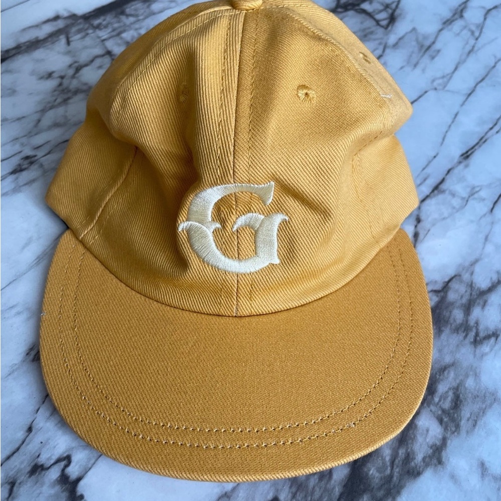 Gardens & Seeds gold yellow adjustable strap hat